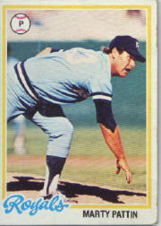 1978 Topps Baseball Cards      218     Marty Pattin